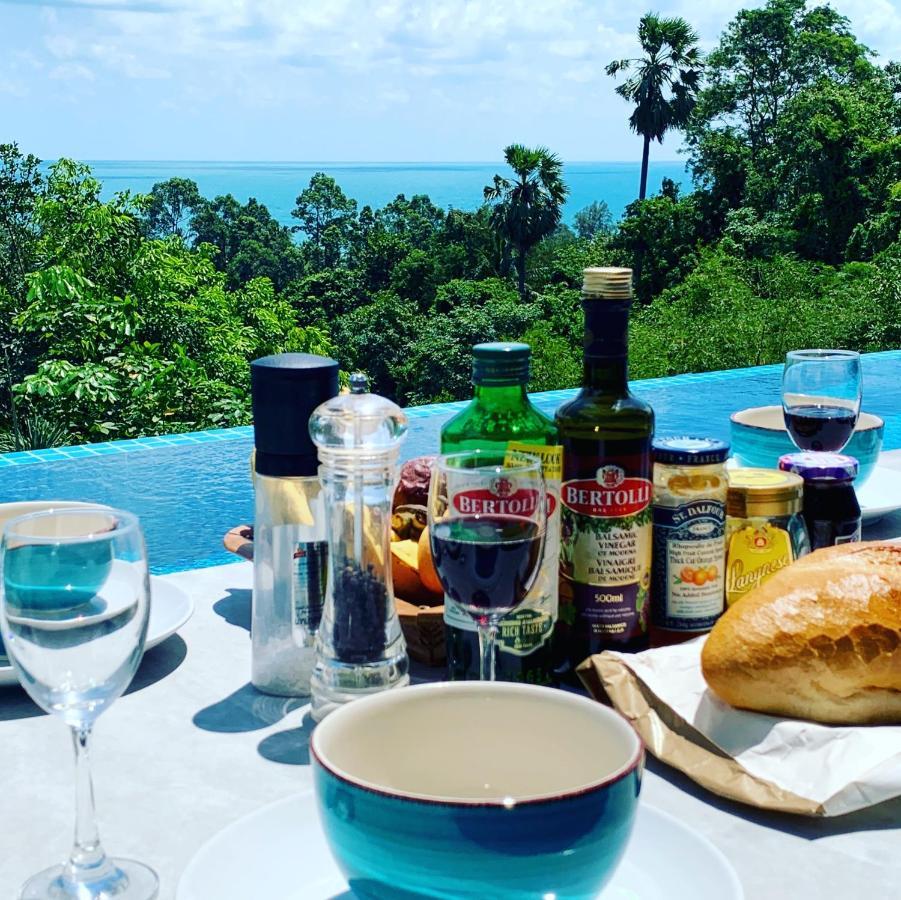 Ko Samui Seaview Pool Villa Seren With Car Laem Set Beach Bagian luar foto