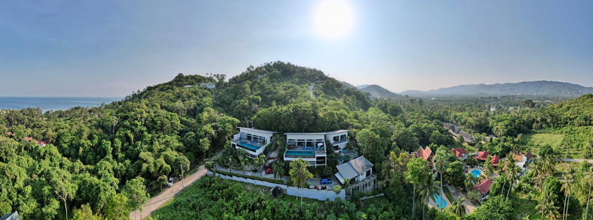 Ko Samui Seaview Pool Villa Seren With Car Laem Set Beach Bagian luar foto