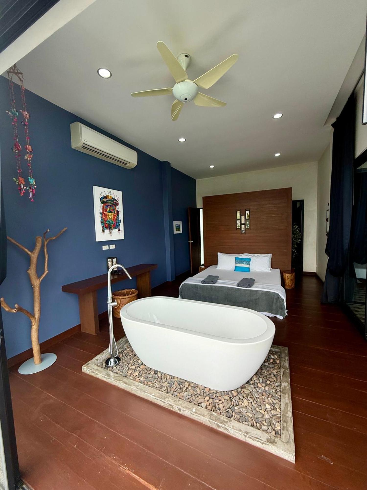 Ko Samui Seaview Pool Villa Seren With Car Laem Set Beach Bagian luar foto