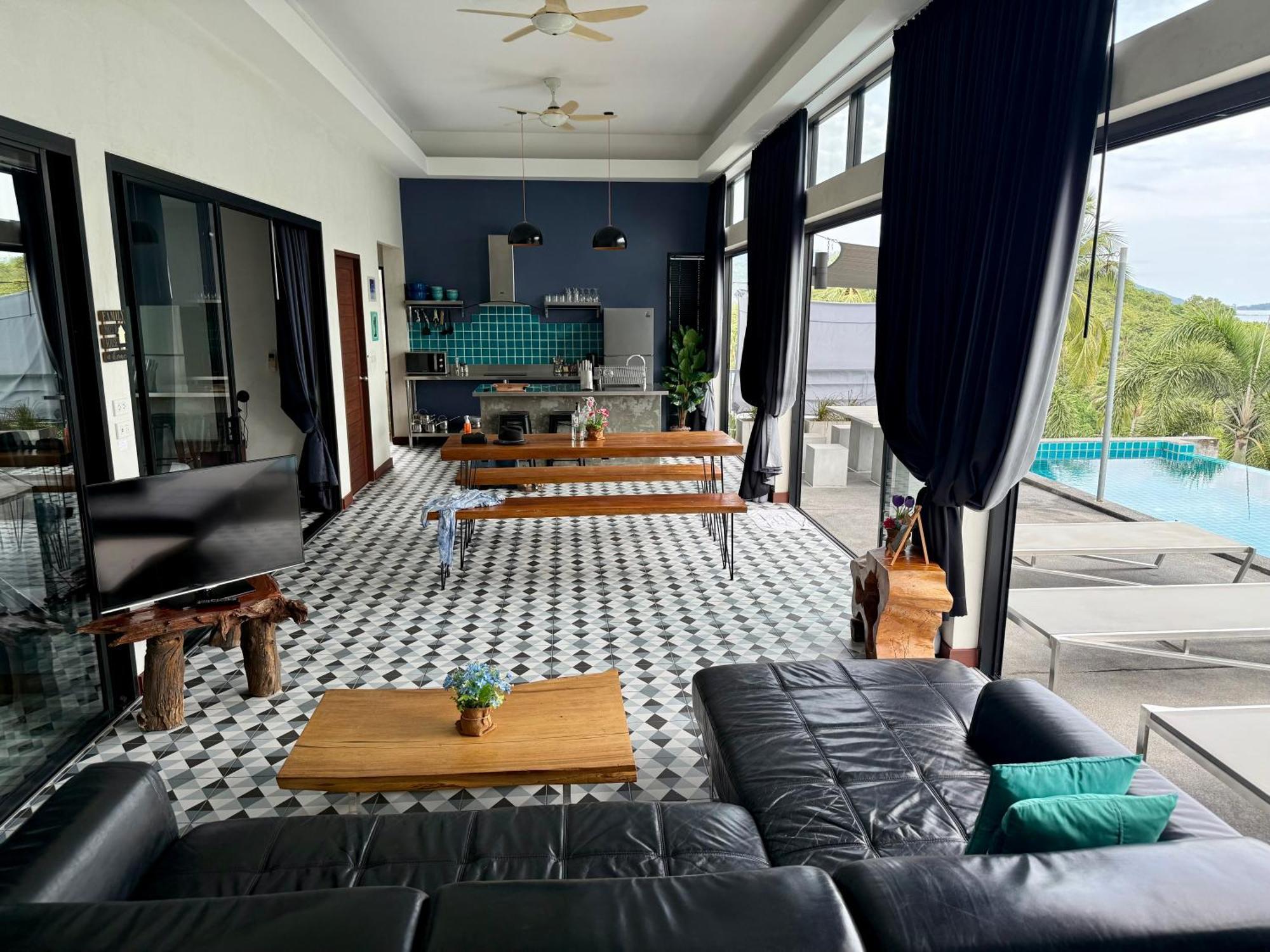 Ko Samui Seaview Pool Villa Seren With Car Laem Set Beach Bagian luar foto