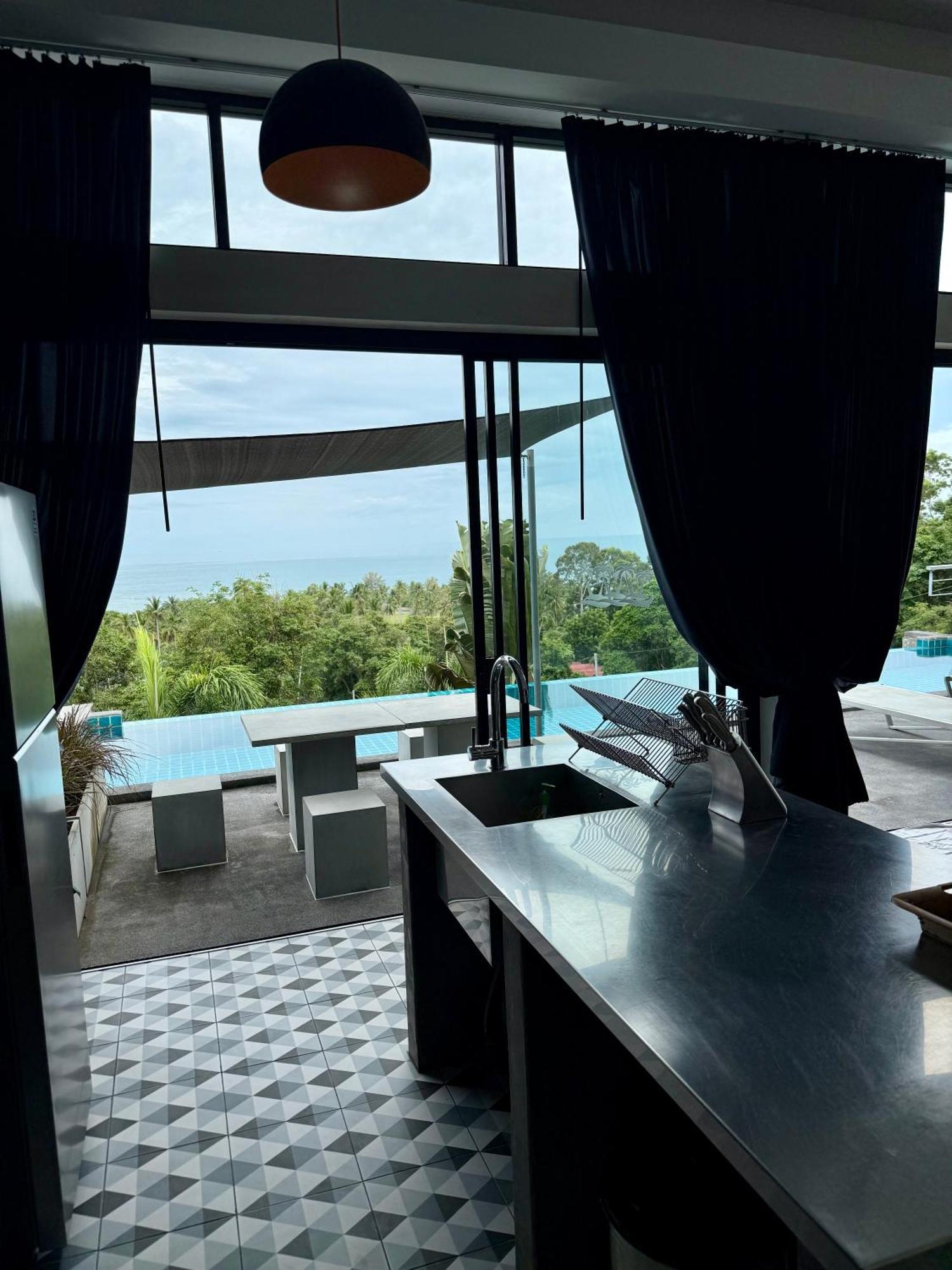 Ko Samui Seaview Pool Villa Seren With Car Laem Set Beach Bagian luar foto