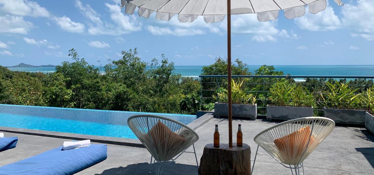 Ko Samui Seaview Pool Villa Seren With Car Laem Set Beach Bagian luar foto